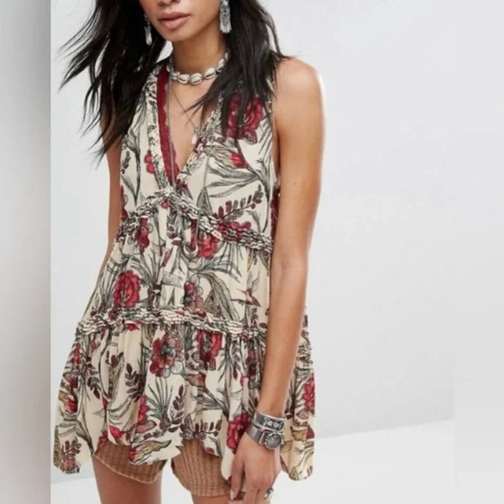 Free People Purple Haze Tunic - Size Small EUC